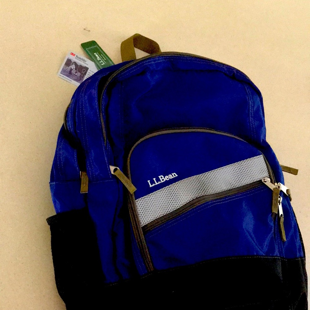 ll bean Delux back pack :) never used nwt